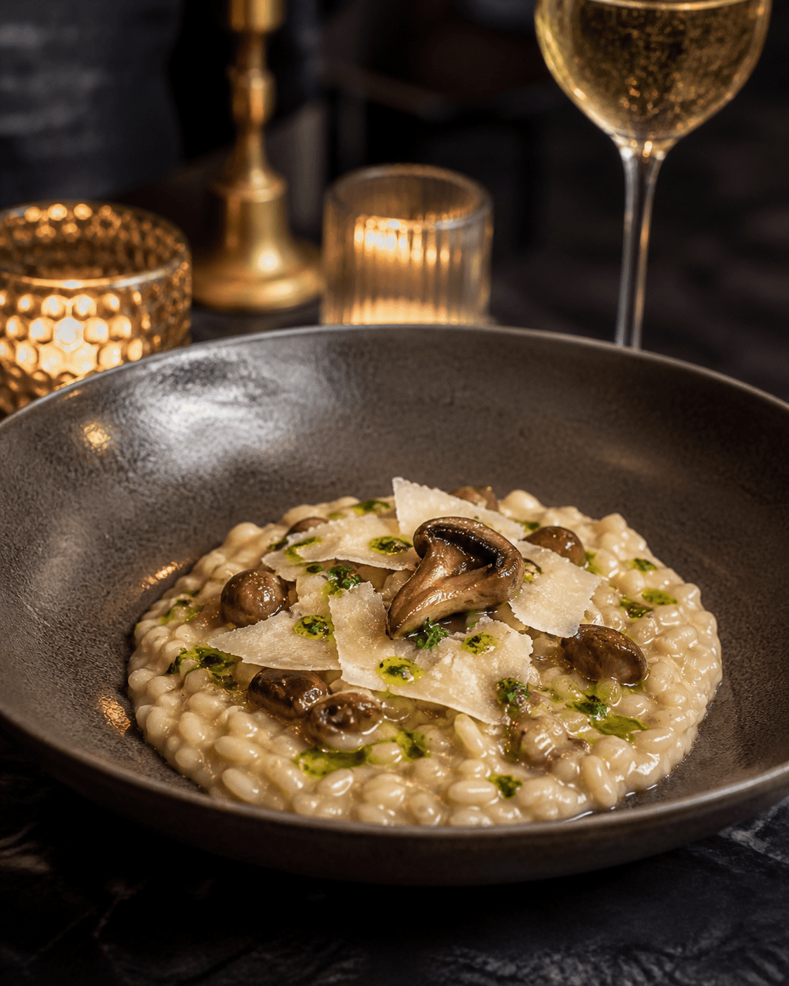 Photo du plat : Risotto aux cèpes & parmesan Reggiano